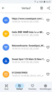 QR-Code-Scanner - werbefrei screenshot 8