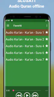 Quran Bosanski Audio mp3 app screenshot 3