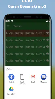 Quran Bosanski Audio mp3 app screenshot 4