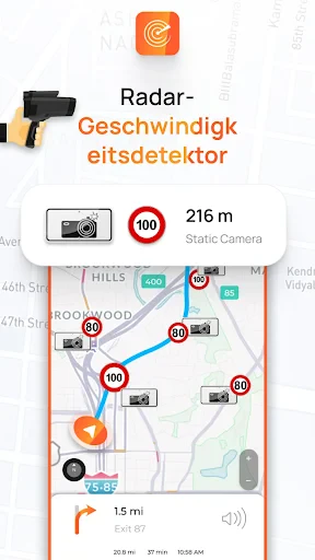 Radar, HUD, Karte, Radarkamera screenshot
