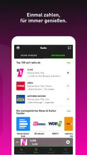 radio.de PRIME screenshot 4