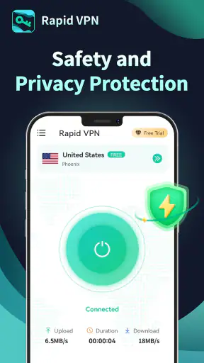 Rapid VPN - Sicher & Schnell screenshot