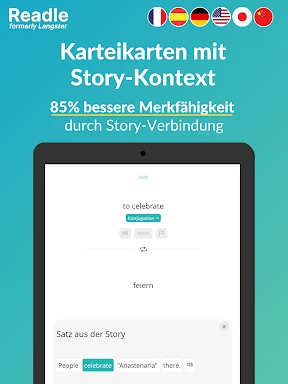 Readle (ex—Langster) Sprachen screenshot