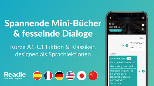 Readle (ex—Langster) Sprachen screenshot