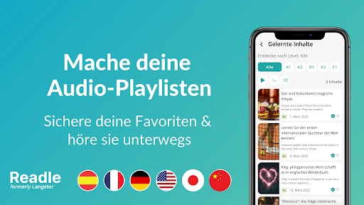 Readle (ex—Langster) Sprachen screenshot