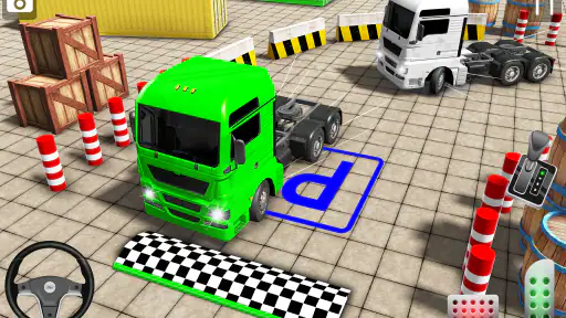 Real Semi Truck Parking Games screenshot 3