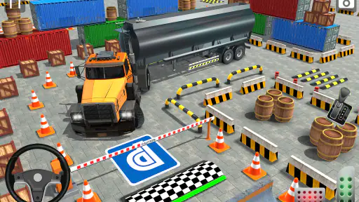 Real Semi Truck Parking Games screenshot 4