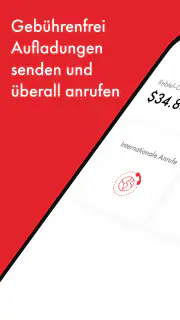 Rebtel: Aufladungen und Anrufe screenshot 1