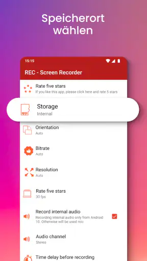 REC - Bildschirmaufnahme screenshot