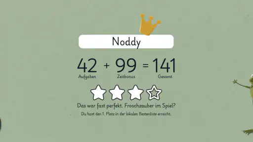 Rechenfrosch screenshot 4