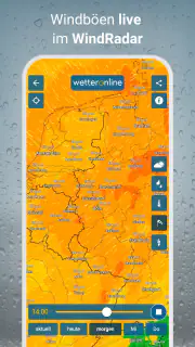 RegenRadar mit Unwetterwarnung screenshot 3