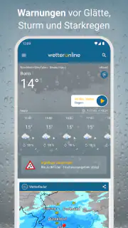 RegenRadar mit Unwetterwarnung screenshot 4