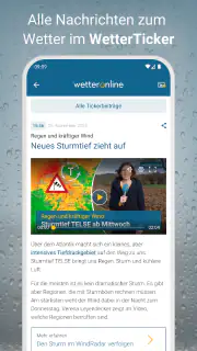 RegenRadar mit Unwetterwarnung screenshot 8