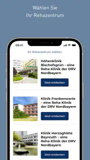 Reha-Kliniken DRV Nordbayern screenshot 2
