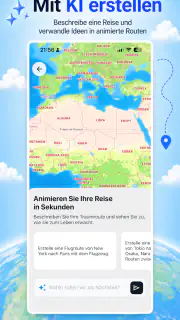 Reisekarten-App - MapAnim screenshot 2