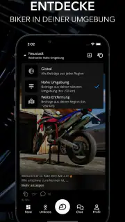 Ride With Me - Motorrad-App screenshot 2