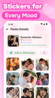 Romantic Love Stickers for WA screenshot 3