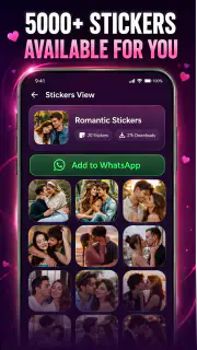 Romantic Stickers - WASticker screenshot 4