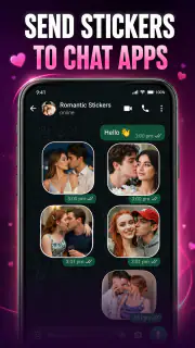 Romantic Stickers - WASticker screenshot 7