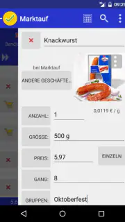 rShopping Einkaufsliste screenshot 2