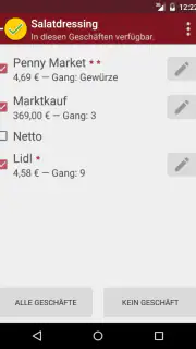 rShopping Einkaufsliste screenshot 4