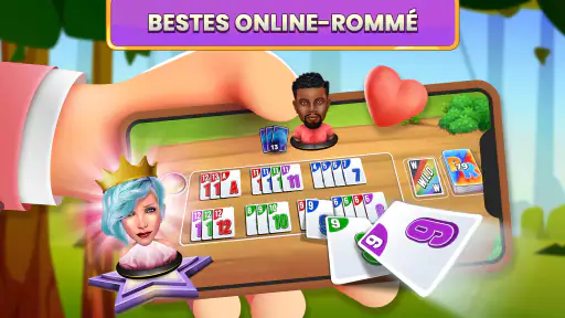 Rummy Rush -Rommé Kartenspiele screenshot 1