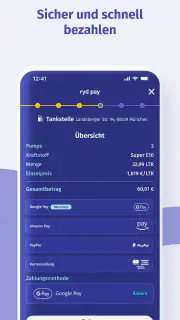 ryd: Tanken & per App bezahlen screenshot 5