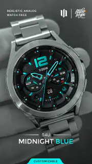 S4U Midnight Blue - watch face screenshot 1