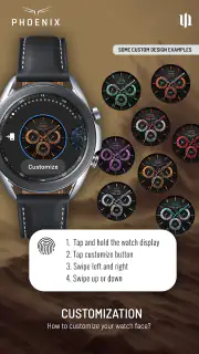 S4U Phoenix Luxury Watch Face screenshot 6