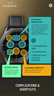 S4U Phoenix Luxury Watch Face screenshot 7