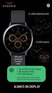 S4U Phoenix Luxury Watch Face screenshot 8