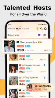 Saada Live Gruppen-Sprachchat screenshot 2