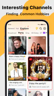 Saada Live Gruppen-Sprachchat screenshot 3