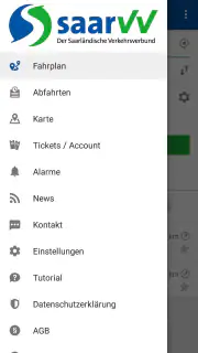 Saarfahrplan screenshot 1