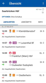 Saarfahrplan screenshot 5