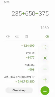 Samsung Calculator screenshot 2