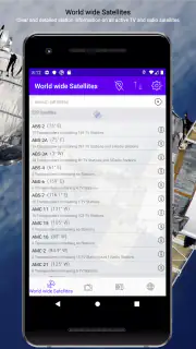 Satellite channels screenshot 1