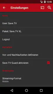 Save.TV – TV Recorder, Fernseh screenshot 8