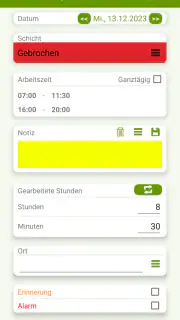 Schicht Kalender (FlexR) screenshot 6