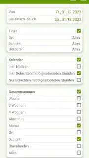 Schicht Kalender (FlexR) screenshot 7