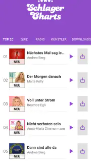 Schlager Charts: Musik & Radio screenshot 1