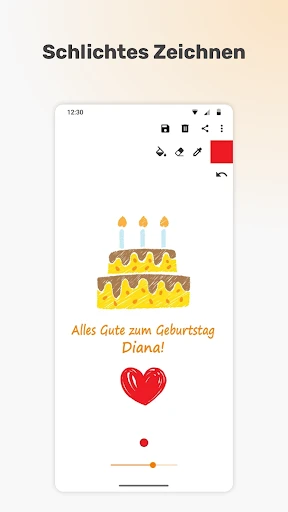 Schlichtes Zeichnen screenshot