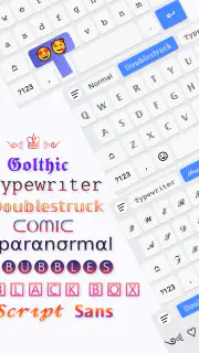 Schriftarten Aa - Tastatur Art screenshot 1