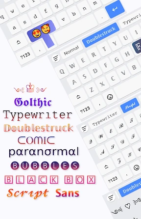 Schriftarten Aa - Tastatur Art screenshot