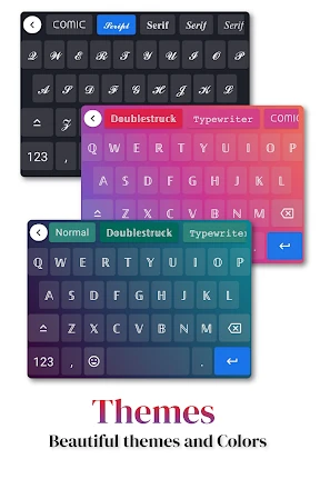 Schriftarten Aa - Tastatur Art screenshot