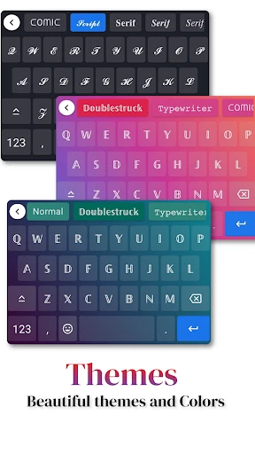 Schriftarten Aa - Tastatur Art screenshot