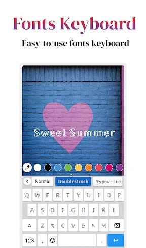 Schriftarten Aa - Tastatur Art screenshot