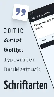 Schriftarten - schöne Texte screenshot 1