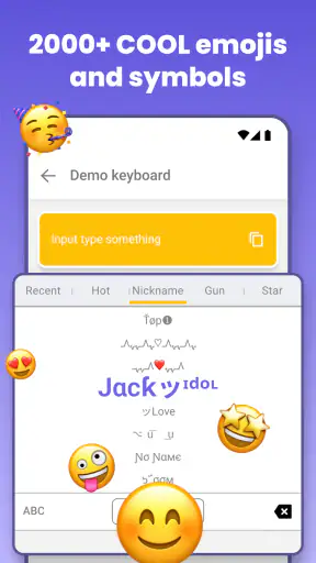 Schriftarten Tastatur & Emoji screenshot
