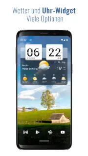 Sense flip clock & weather screenshot 1